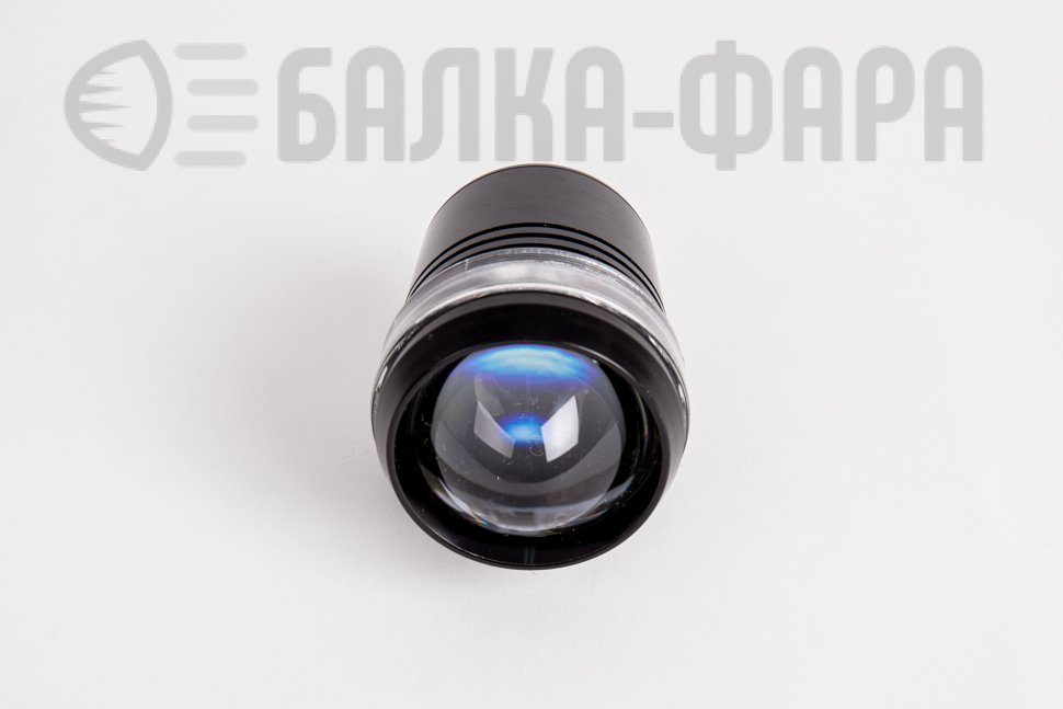 Фара-стробоскоп линзованная черная 60мм 10W SPOT