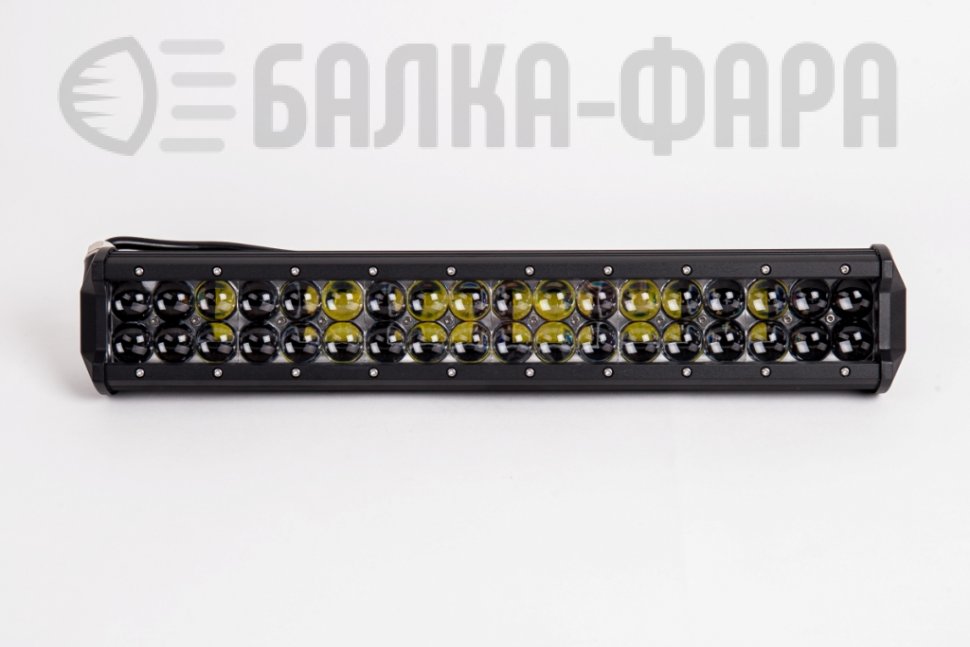 Балка сверхдальнего света, 108 Ватт, с линзами 4D, серия 3400-4D