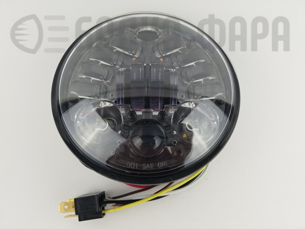 Фара светодиодная 5.75 дюймов, черная