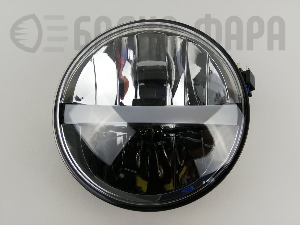 Фара LED 5.75 дюймов хромированная