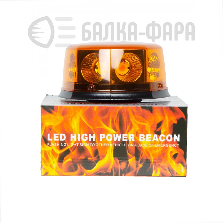 Маяк светодиодный 8 LED 40W ЖЕЛТЫЙ 12 - 24V