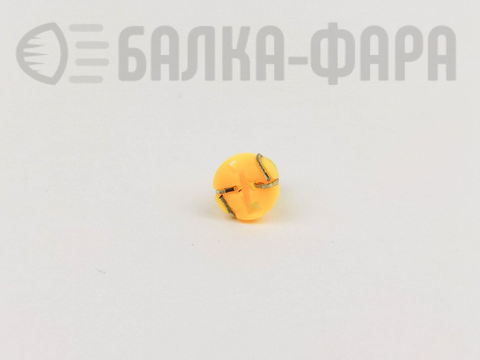 Лампа с/д t-3 желтая